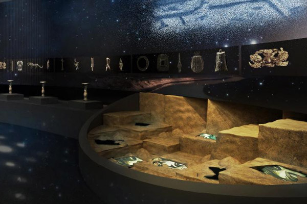 全息多通道弧幕投影成都三星堆